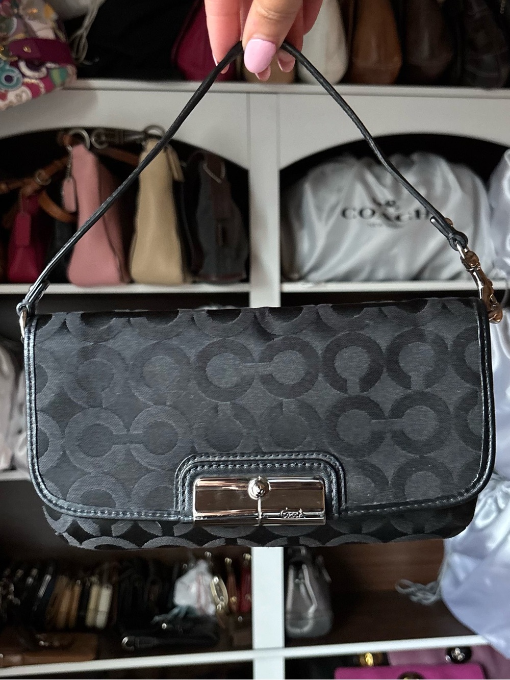 🖤Y2K Kristin Op Art Large Wristlet Mini Bag🖤